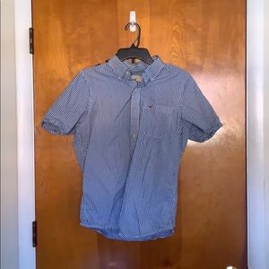 Men’s Hollister Blue Striped button up